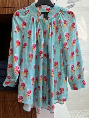 Smythe floral cotton blouse